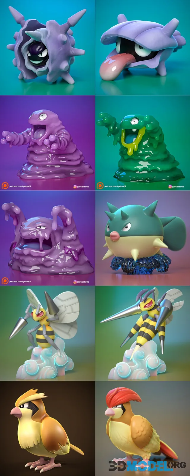 Ydeval - 10 Miniatures Part 22 – Printable