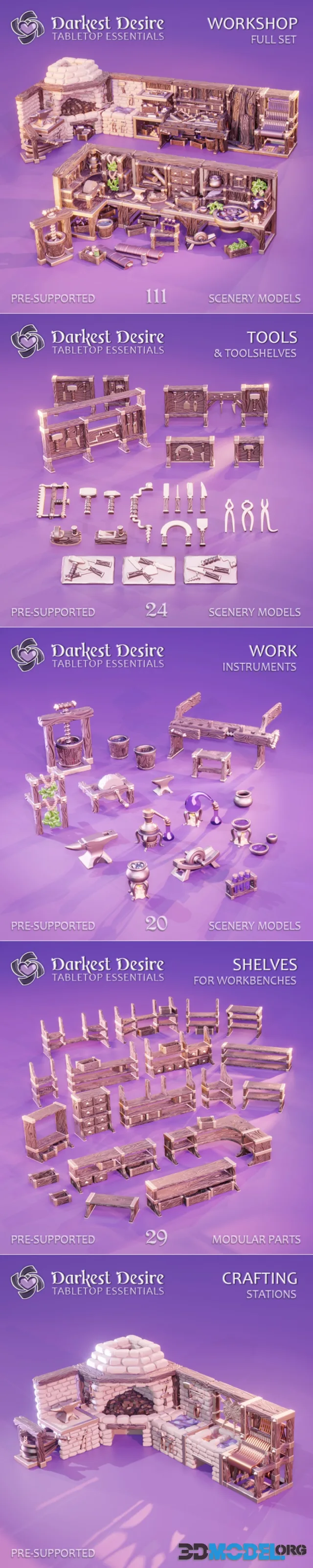 Darkest Desire - Workshop Full Set – Printable