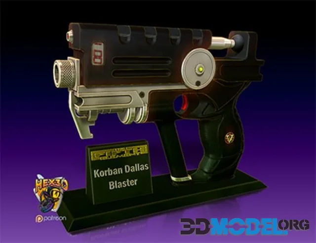 Hex3D - Korbans Blaster – Printable