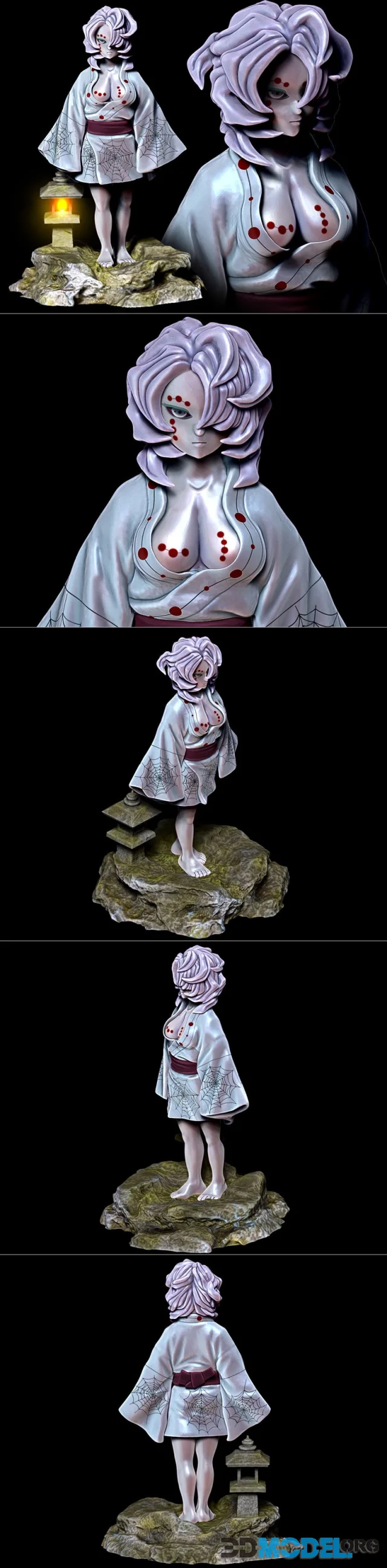 Demon Slayer Rui Girl Version – Printable