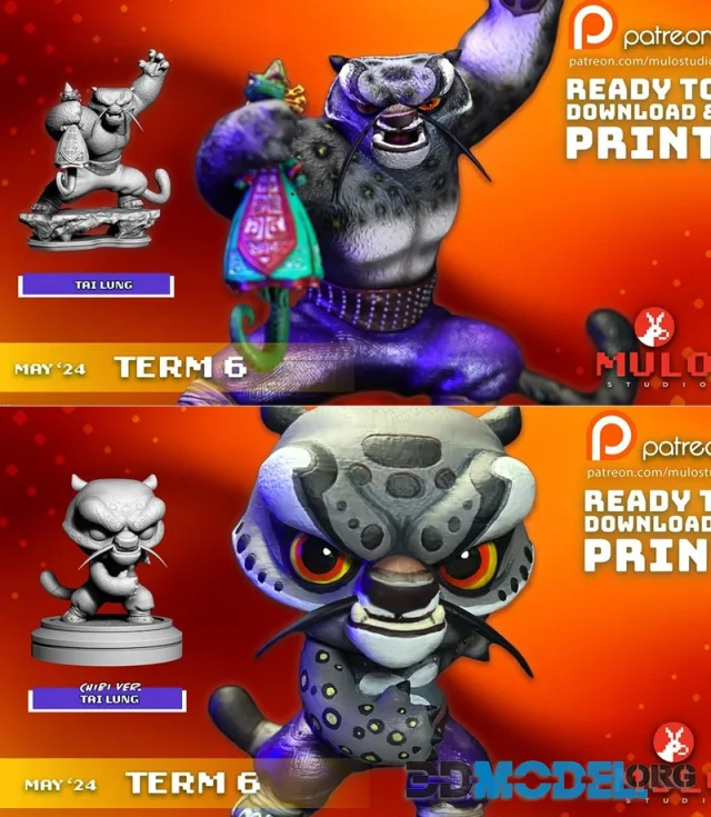 TaiLung and Chibi TaiLung – Printable