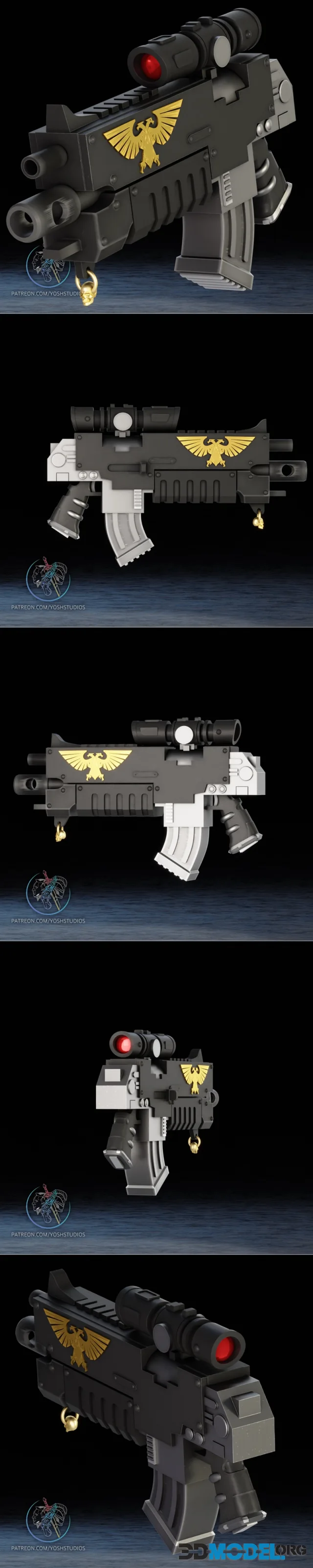 Bolter Rifle Space Marine – Printable