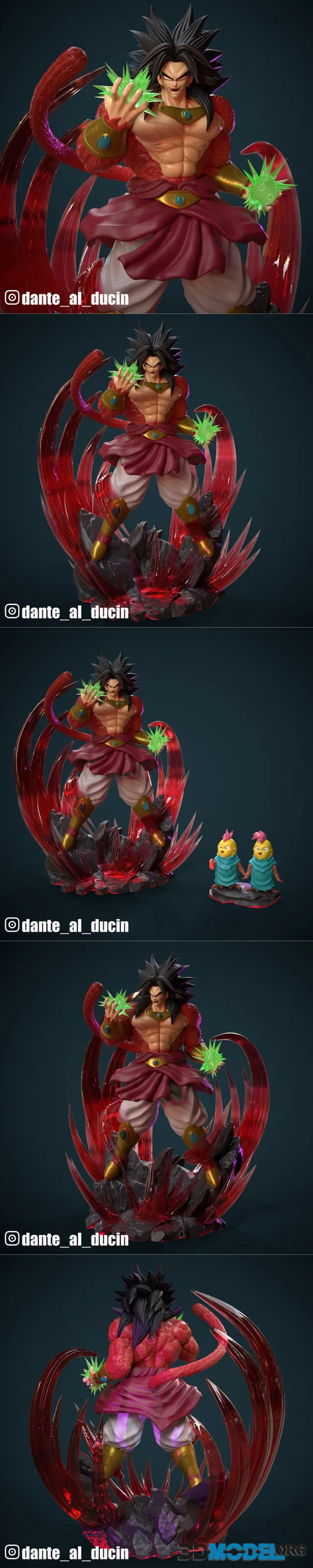 Broly Super Saiyan 4 By Dante Alducin – Printable