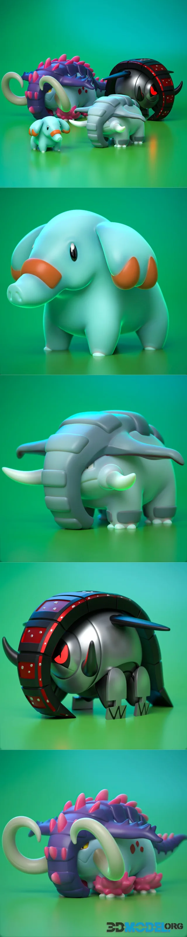 Phanpy Evolution – Printable
