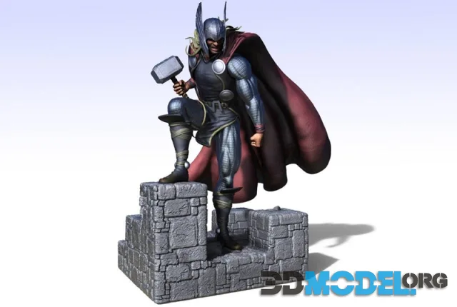 Thor statue – Printable