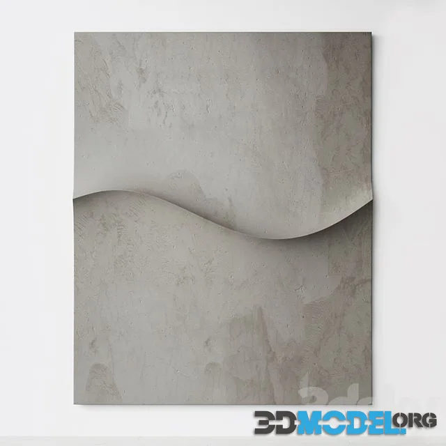 Abstract composition. Relief. Plateau. 34