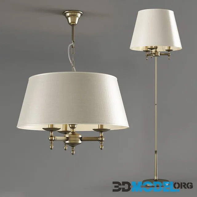 Alfa Roksana – Pendant and Floor Lamp Set