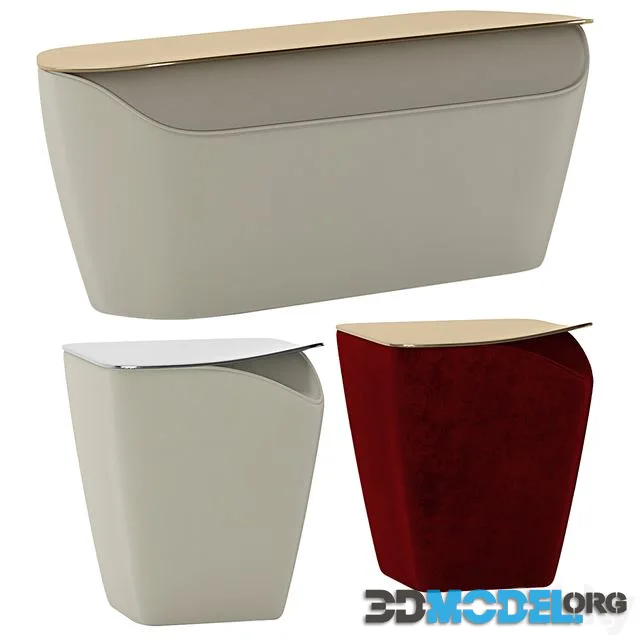Alma de luce MASOULEH BENCH STOOL Pouf