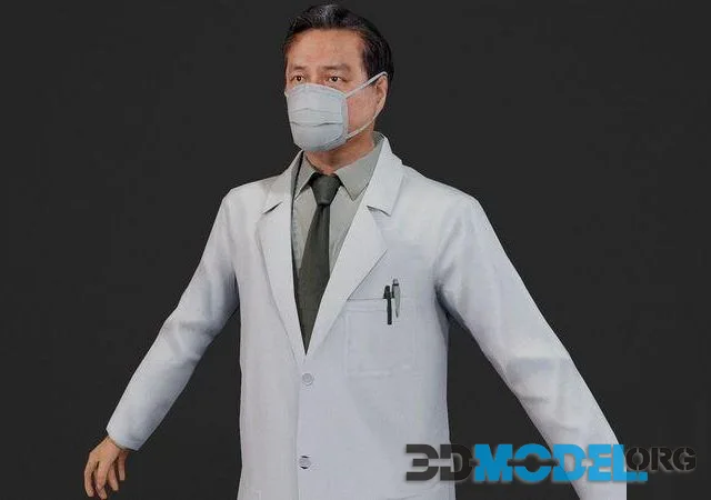 Asian doctor scientist specialist teacher (PBR)