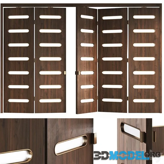Decorative folding doors Mobius 2
