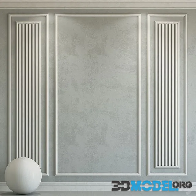 Decorative plaster with molding 116