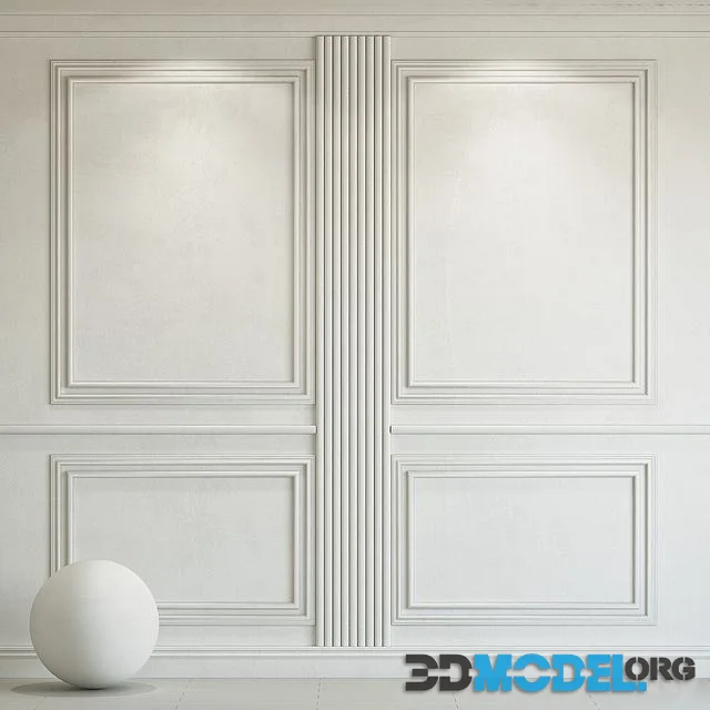 Decorative plaster with molding 275