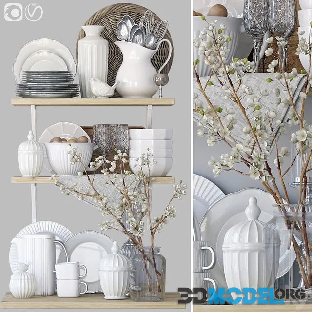 Decorative set for the kitchen 11