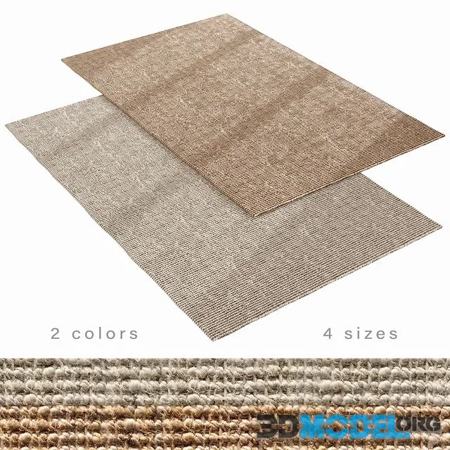 Jute boucle rug