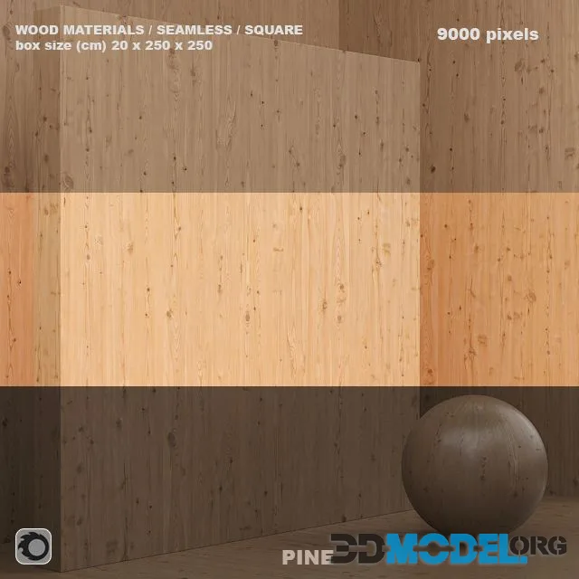 Material wood pine solid set 48