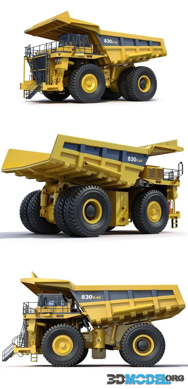 Mining dump truck Komatsu 830E-AC (PBR)