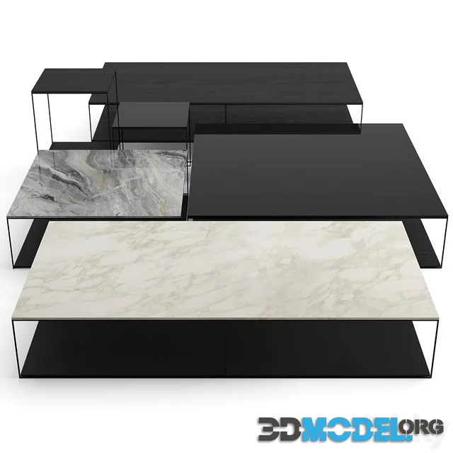 Minotti Liam coffee table set