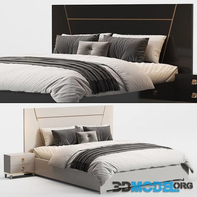 Noir Bed by Alfy