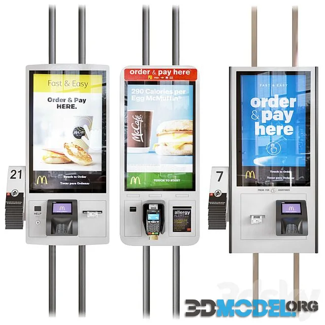3D Model – Pay display