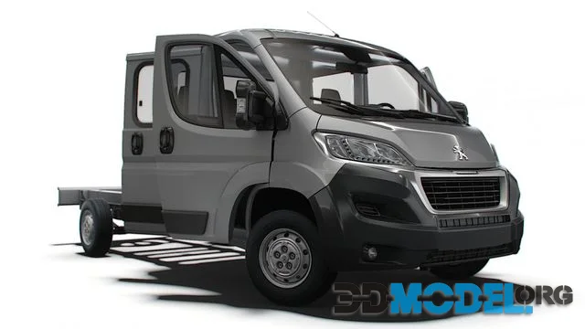 Peugeot Boxer Chassis Truck CrCab 4035WBXL HQInterior 2023