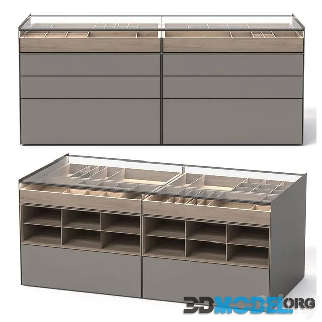 Rimadesio Altair (Island cabinet for wardrobe)