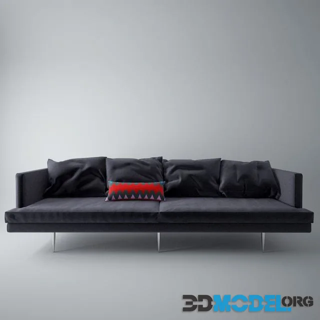 Sofa with pillows