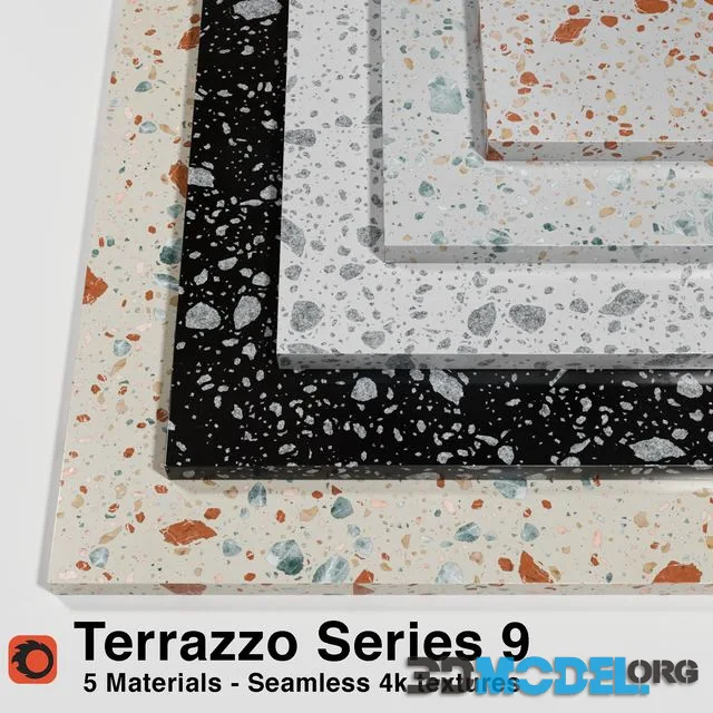 Terrazzo - Series 9 (5 Seamless Materials)