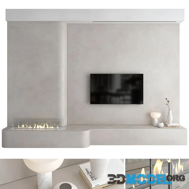 TV wall set 25