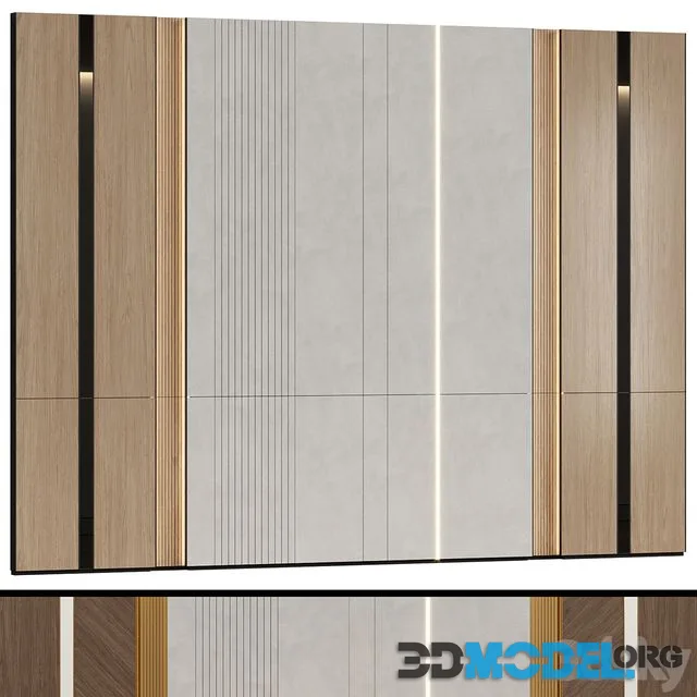 Wall panels in a modern minimalist style 4