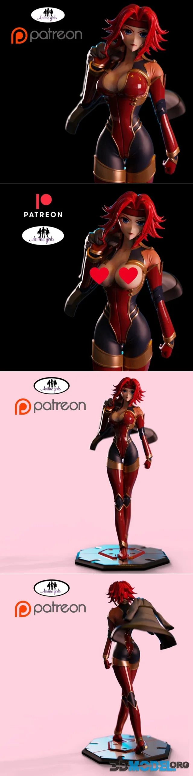 Anime Girls - Kallen Stadtfeld Code Geas – Printable