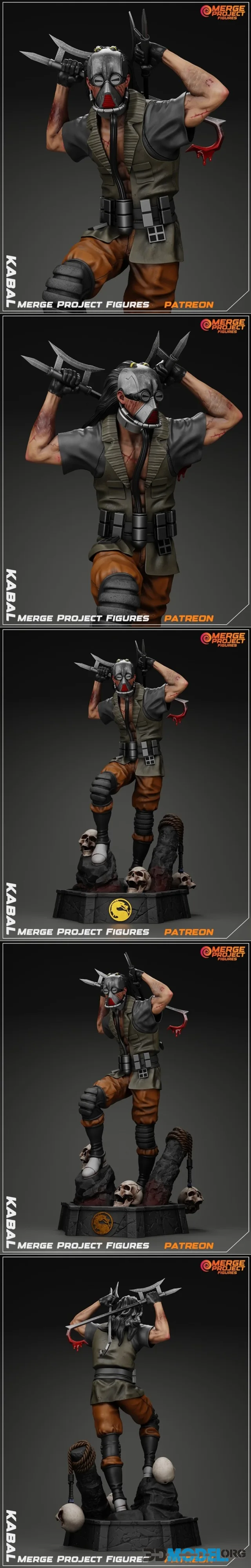 Merge Project Figures - Kabal - MK3u – Printable