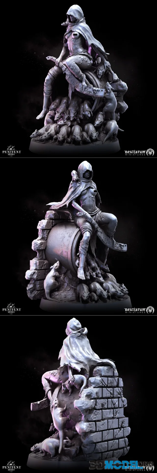 Bestiarum Miniatures - Daughter Rat – Printable