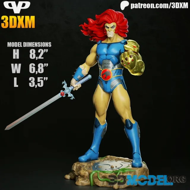 3DXM – Lion-O Thundercats – Printable