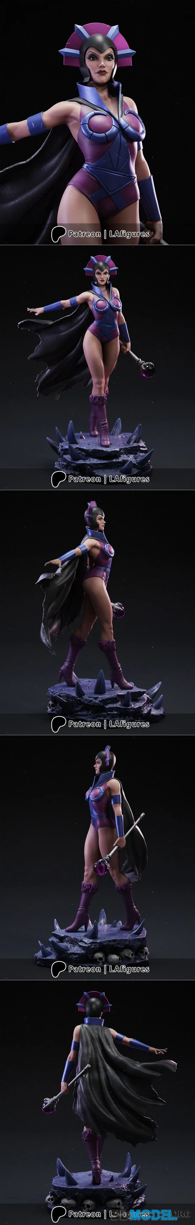 L.A. Figures - Evil Lyn - MOTU – Printable