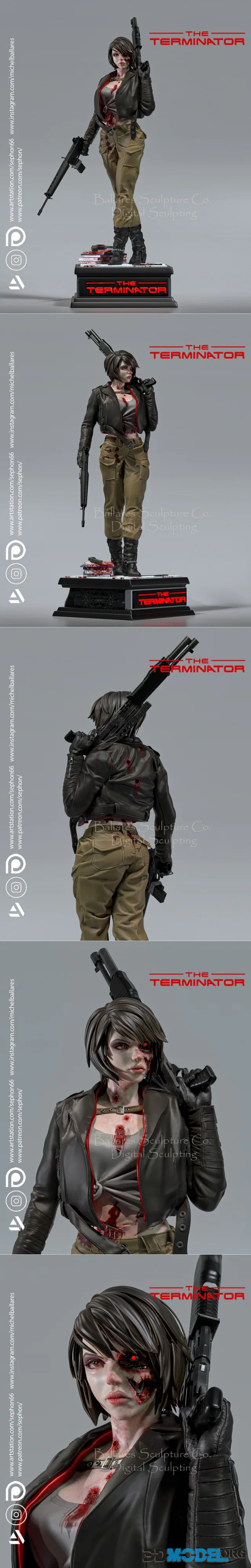 The Terminator female By Creative Geek MB – Printable