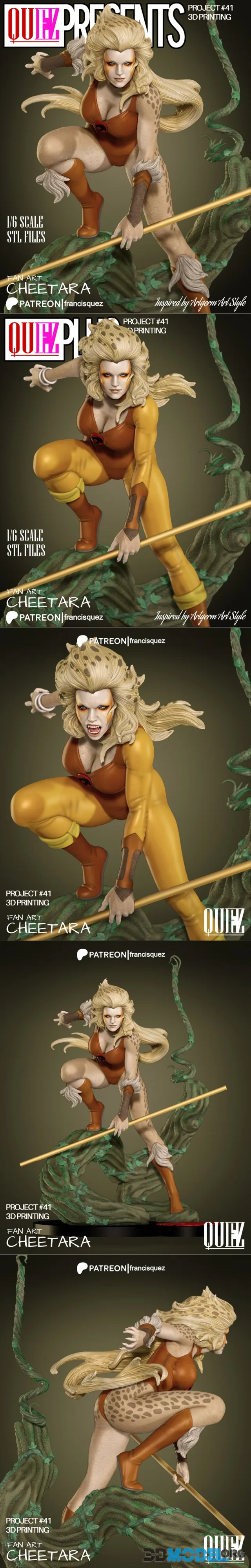 Francis Quez - Cheetara – Printable