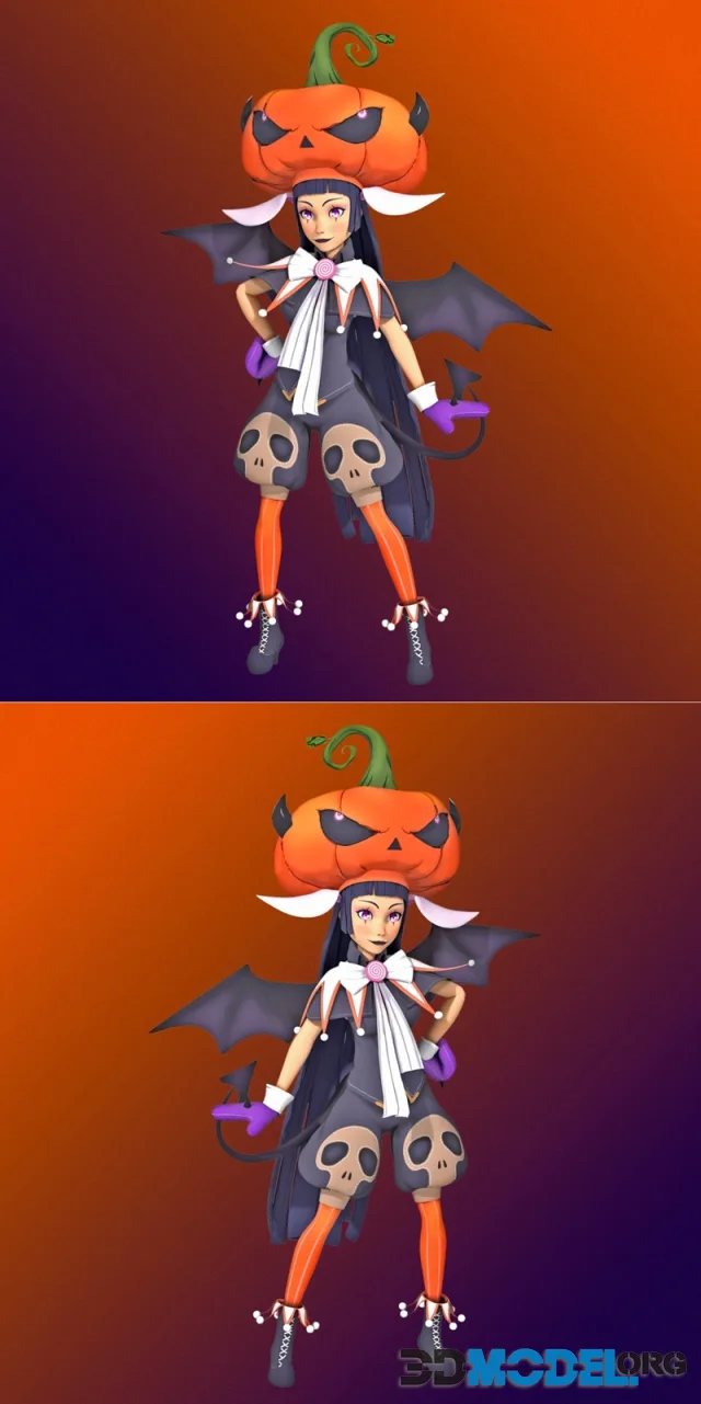 Pumpkin Girl – Printable
