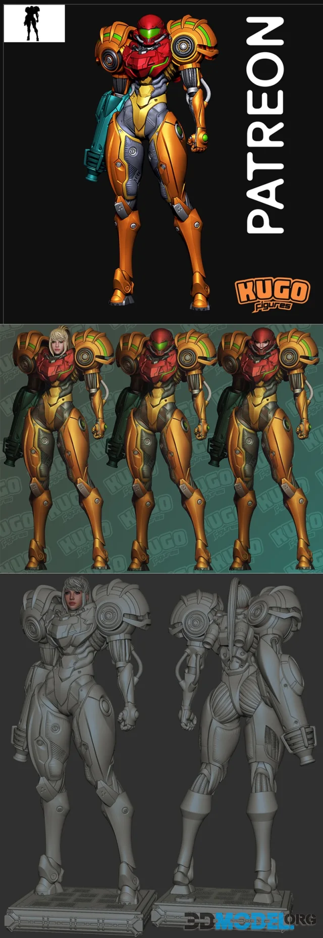 KuGo figures - Samus – Printable