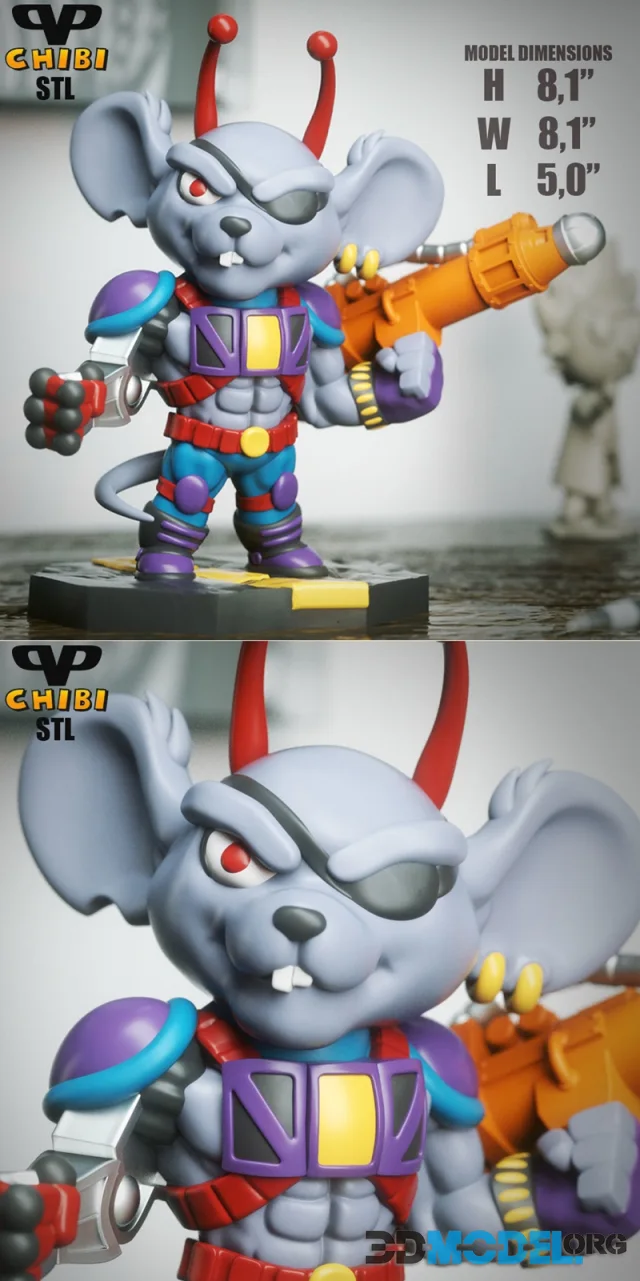 3DXM - Modo BMFM Chibi – Printable