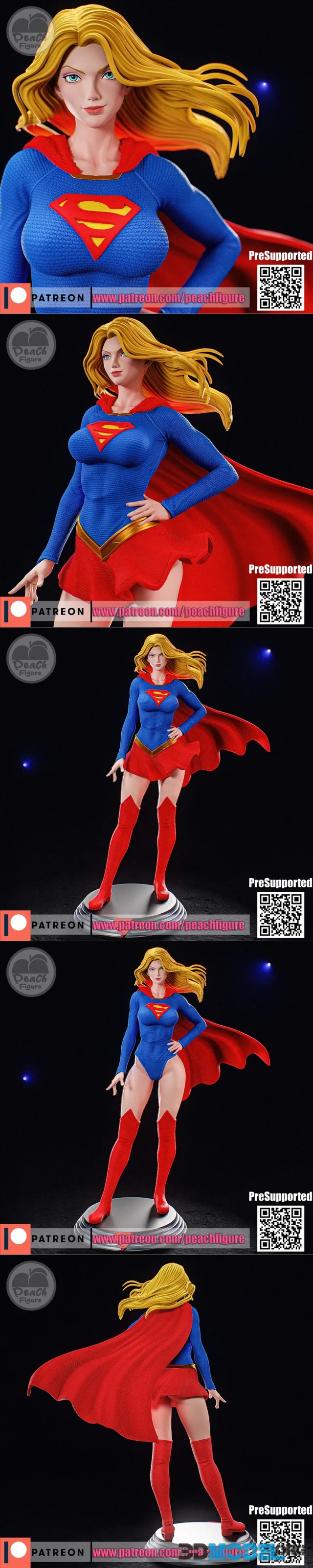 Peach Figure - Supergirl – Printable