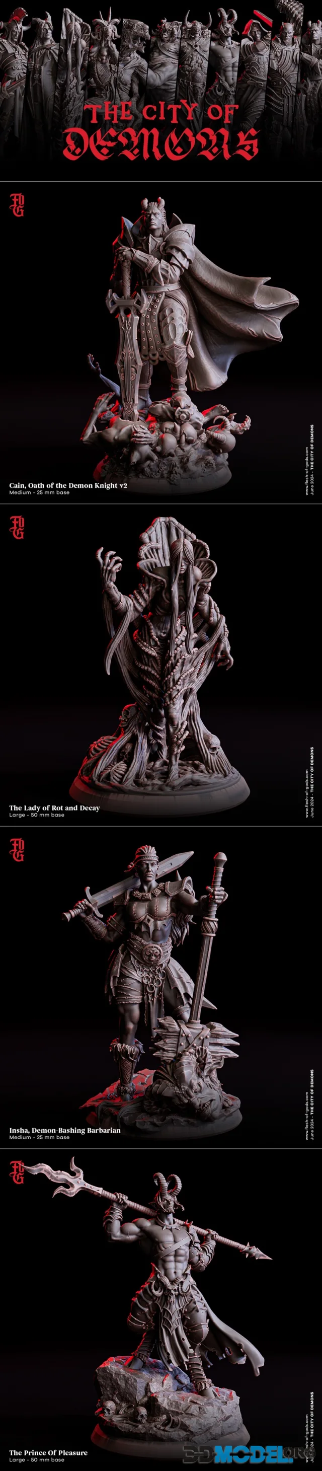 Flesh Of Gods - The City Of Demons June 2024 – Printable