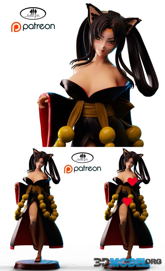 Anime Girl - Kuroka High School DxD – Printable