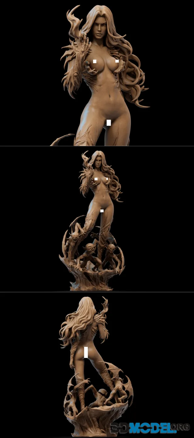Ca 3d Studios - Witchblade Sara NSFW Version – Printable