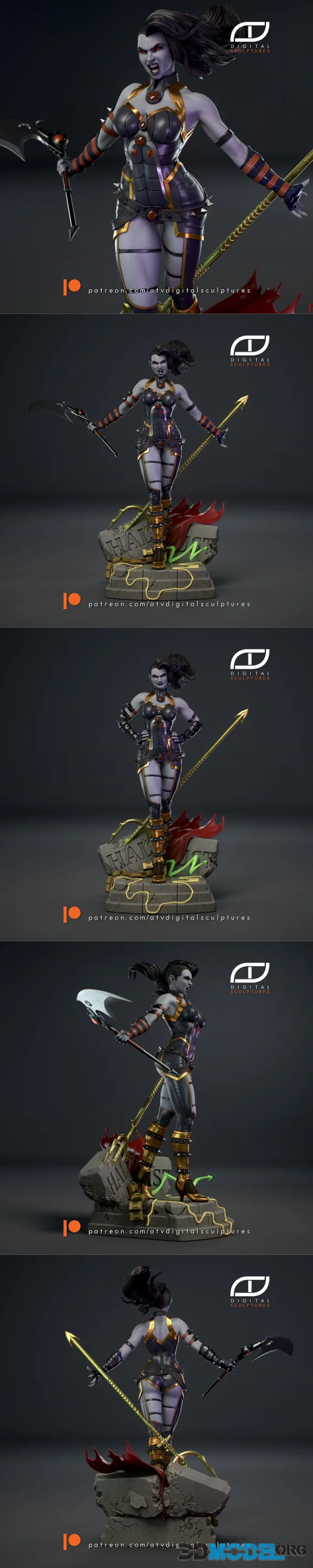 ATV Digital Sculptures - Grail – Printable