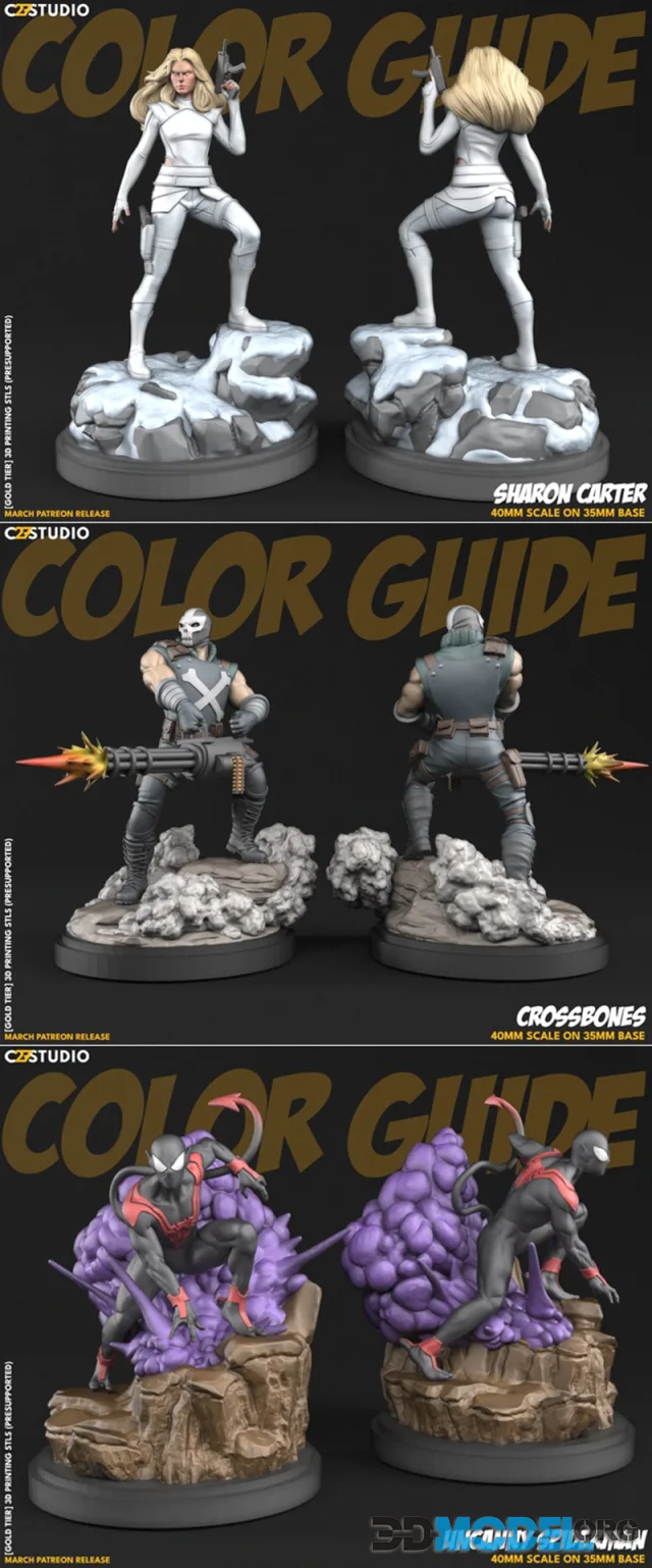 C27 - Sharoncarter and Crossbones and Uncanny Spiderman – Printable
