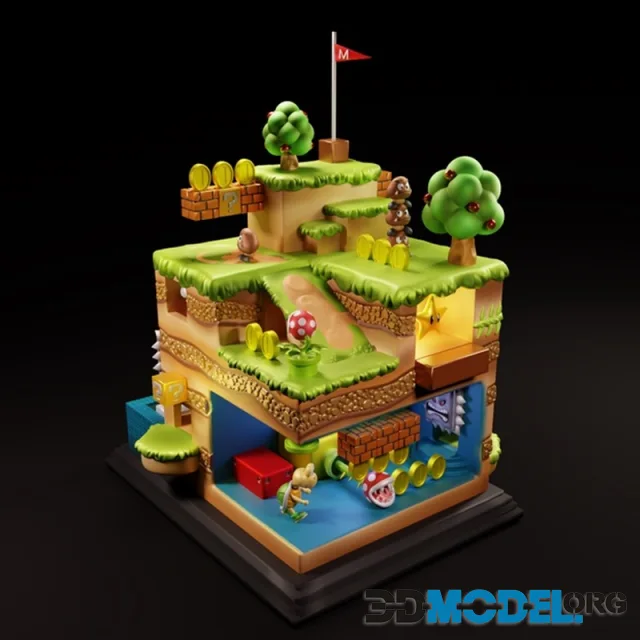 Pocket World Mario 1 – Printable