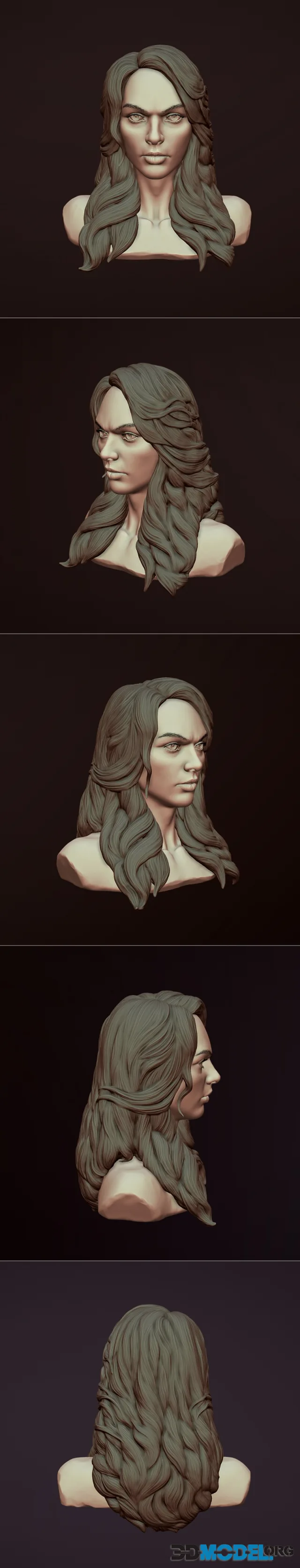 Female Hairstyle 25 – Printable
