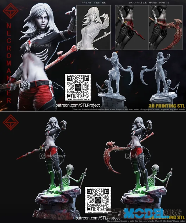 STL Project - Necromancer – Printable