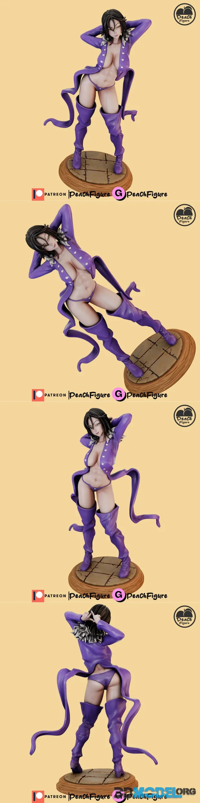 Peach Figure - Merlin Nanatsu no Taizai – Printable
