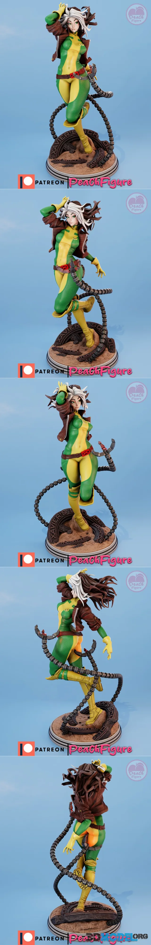 Peach Figure - Rogue X-Men – Printable